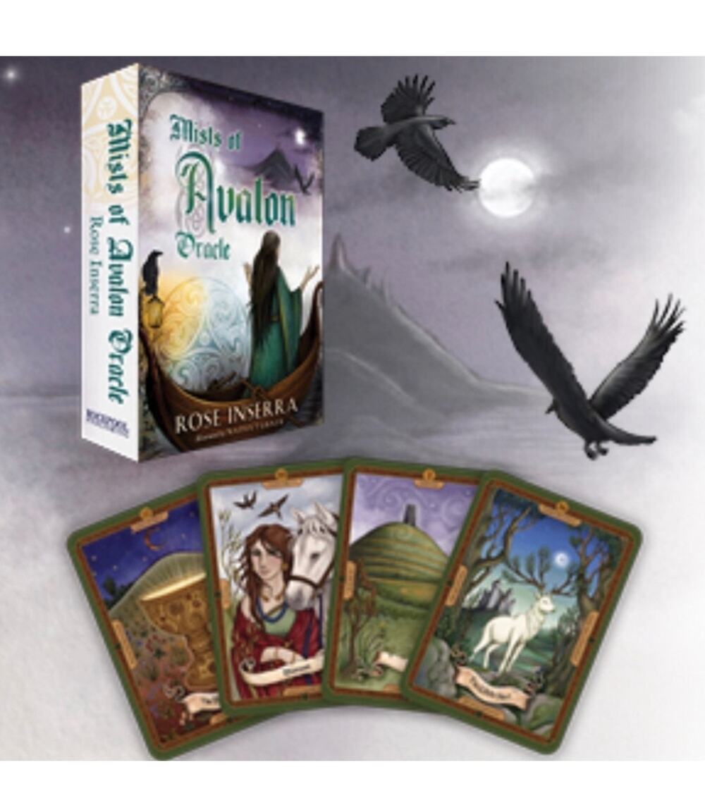 Mists of Avalon Oracle Cards Rose Inserra Nadia Turner Illustration Witch Tarot
